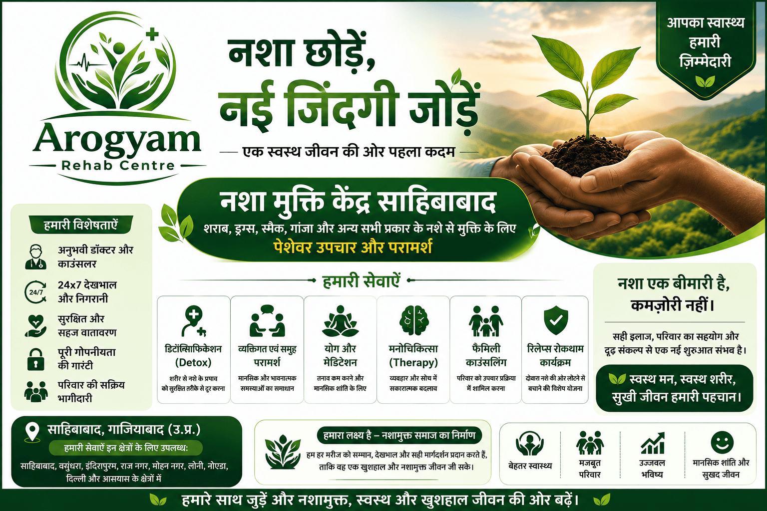 नशा मुक्ति केंद्र साहिबाबाद